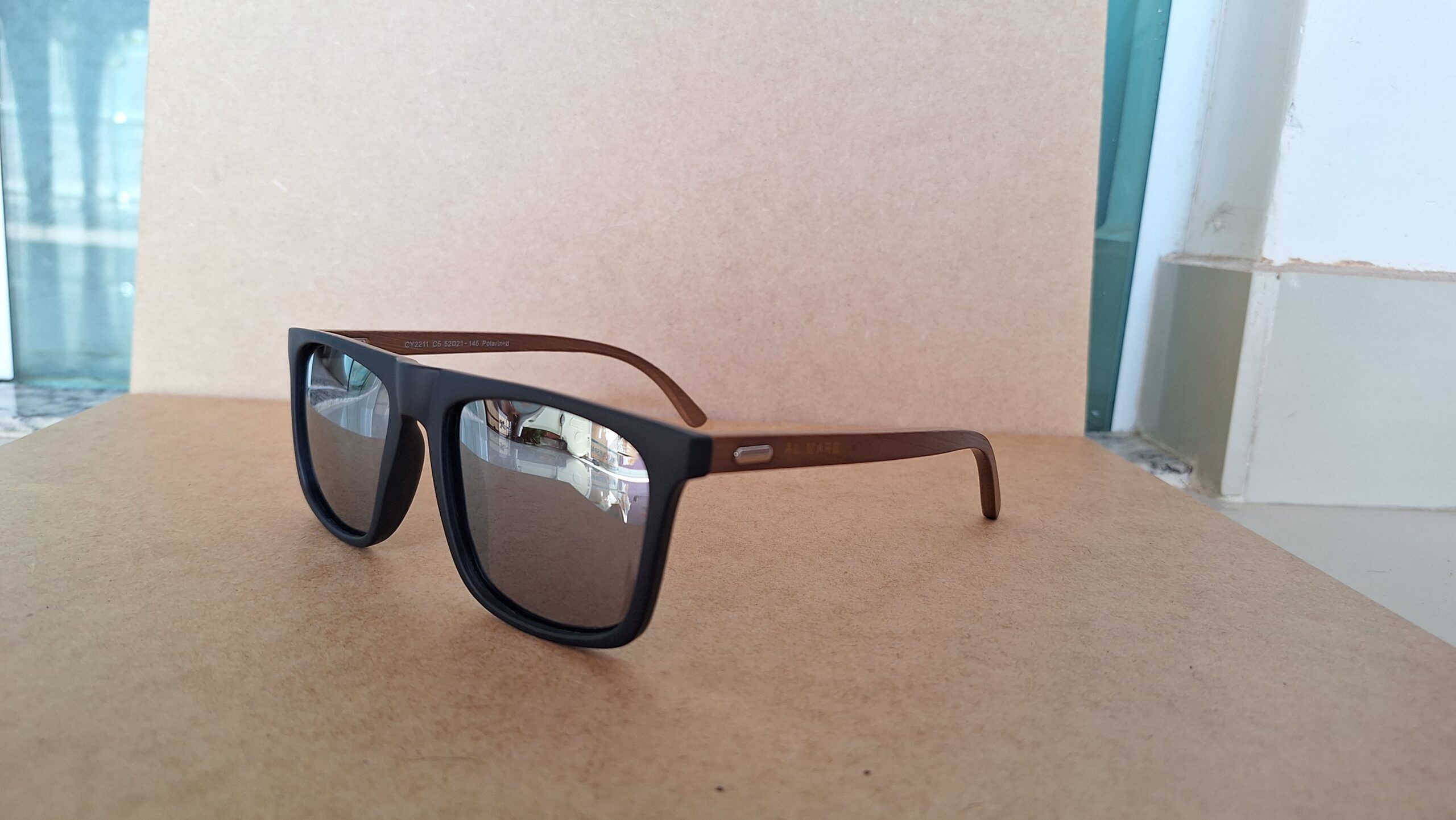 Óculos Al Mare Escotilha Bambu Espelhado - Imagem 12