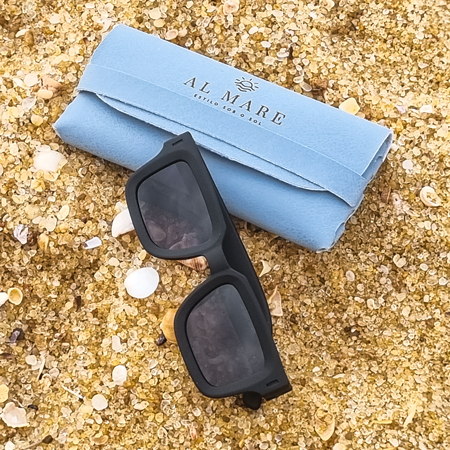 Óculos Al Mare Igor Retangular Preto - Imagem 3