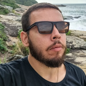 Óculos Al Mare George Retangular Marrom