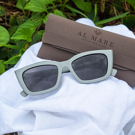 Óculos Al Mare Denise Gatinho Armação Cinza - Imagem 2