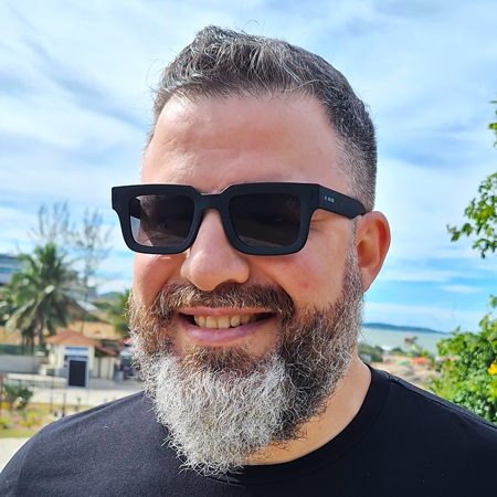 Óculos Al Mare Igor Retangular Preto