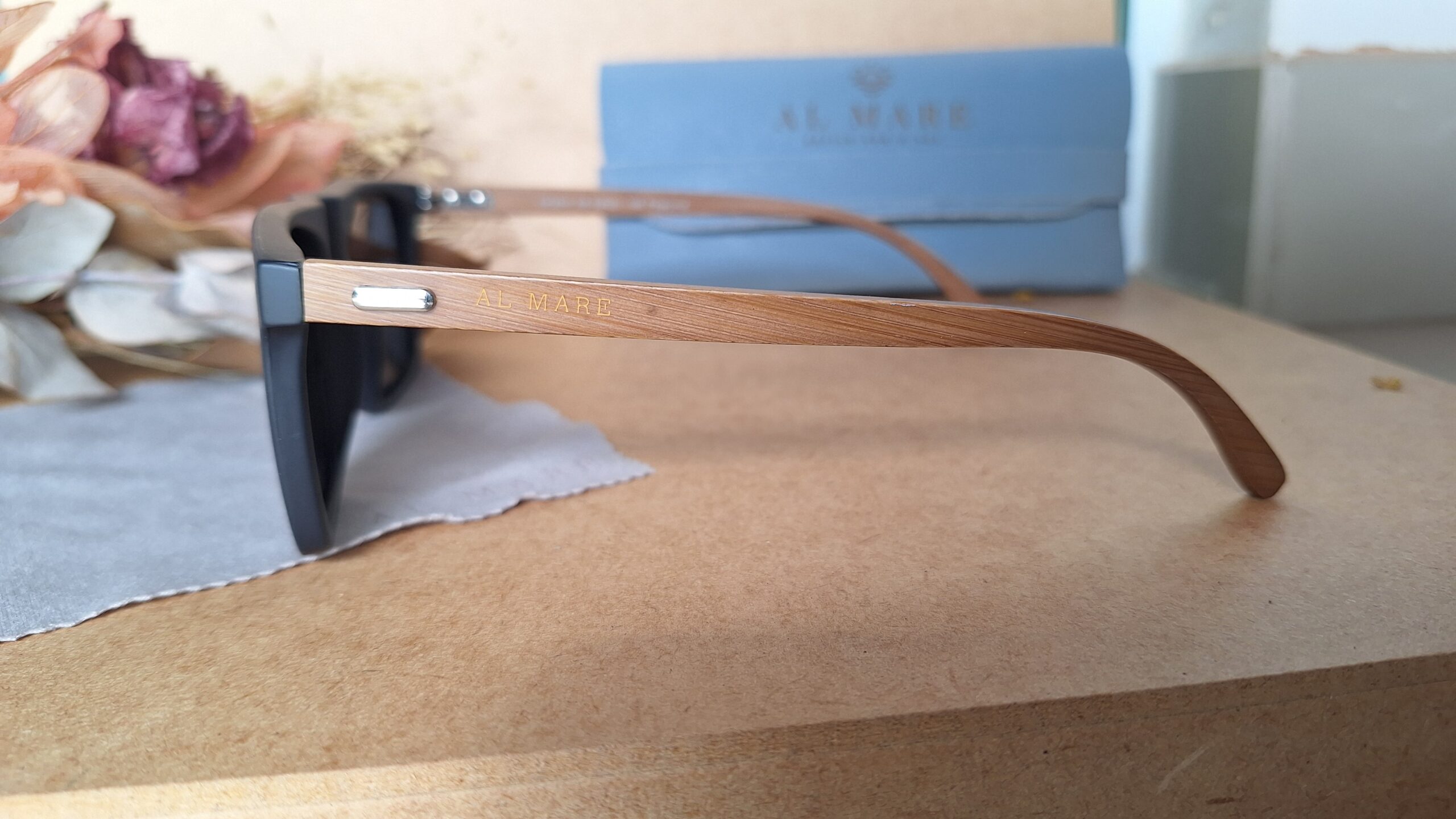 Óculos Al Mare Escotilha Bambu Espelhado - Imagem 6