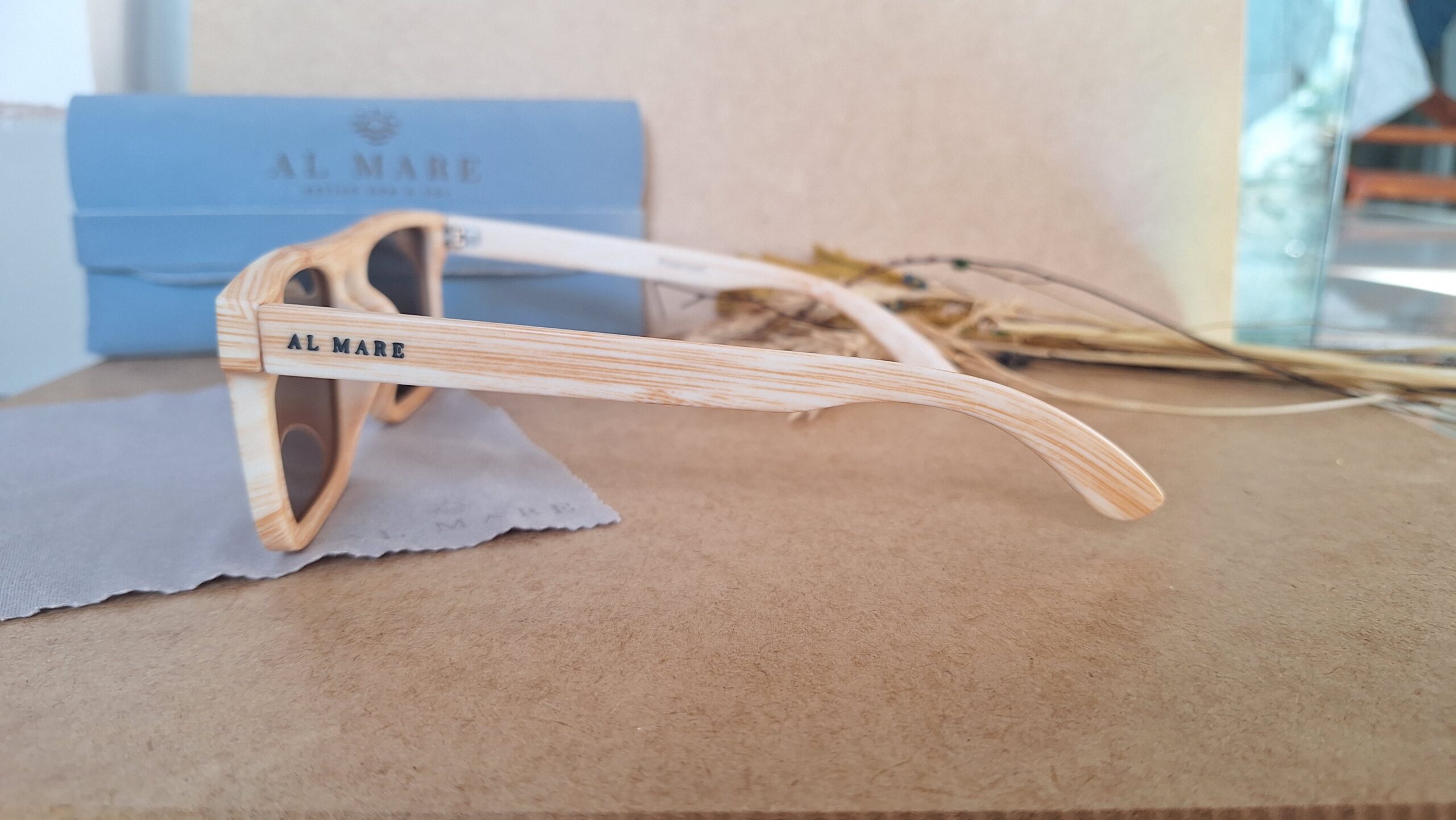Óculos Al Mare Dylan Retangular Bambu - Imagem 5